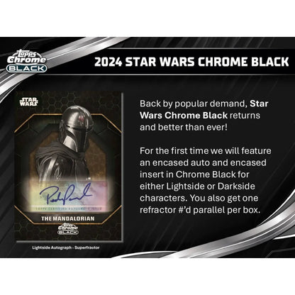 Star Wars Chrome Black Hobby Box ( 2024)