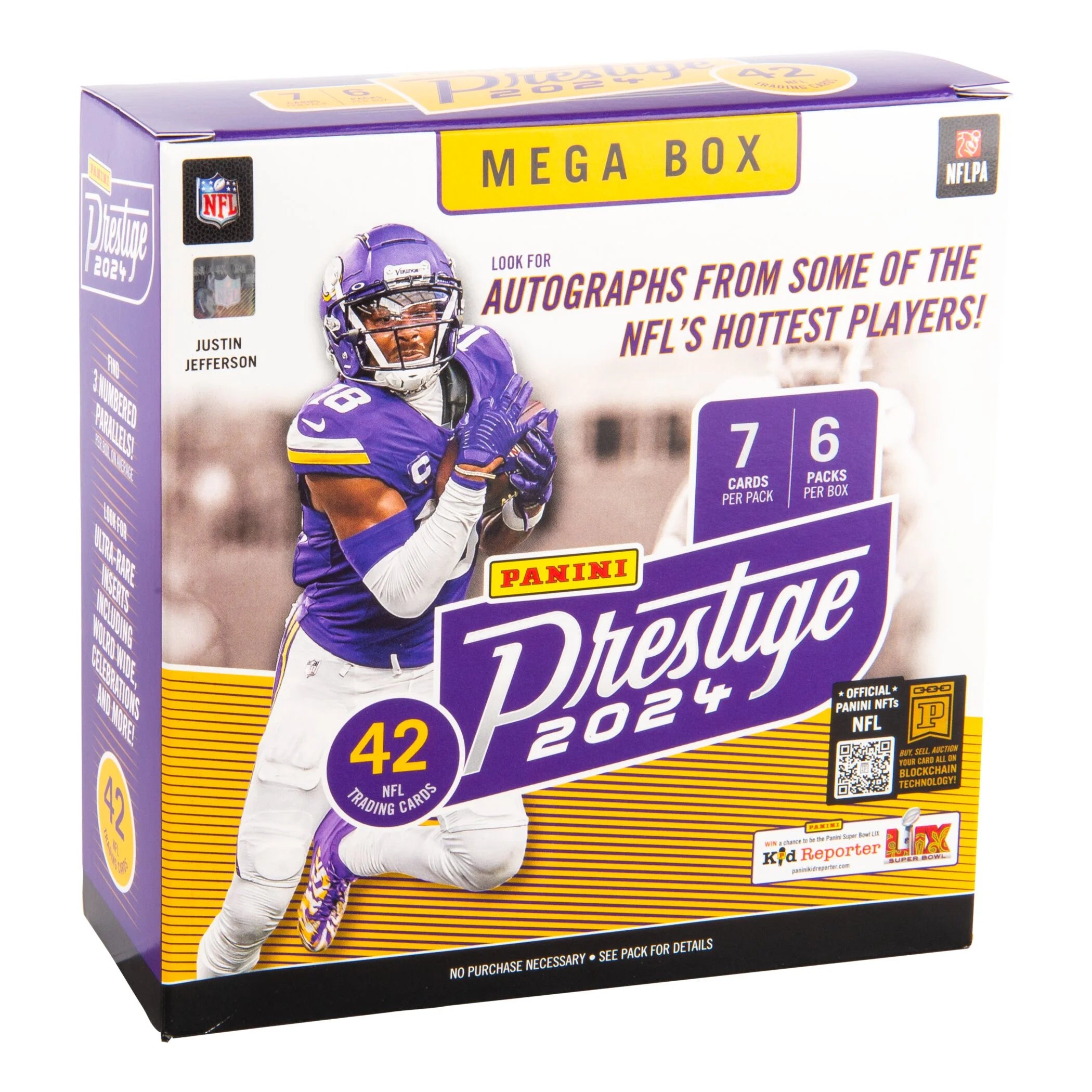 2024  Prestige Football Trading Cards Mega Box
