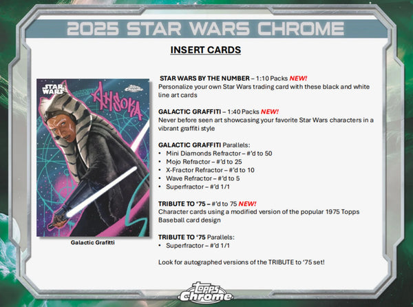 2025  Chrome Star Wars Hobby Box
