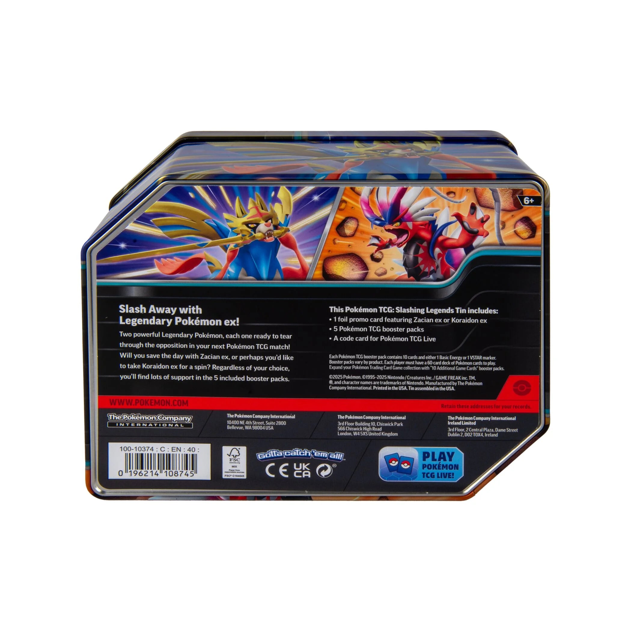 Trading Card Games Slashing Legends Tin - Randomly Selected