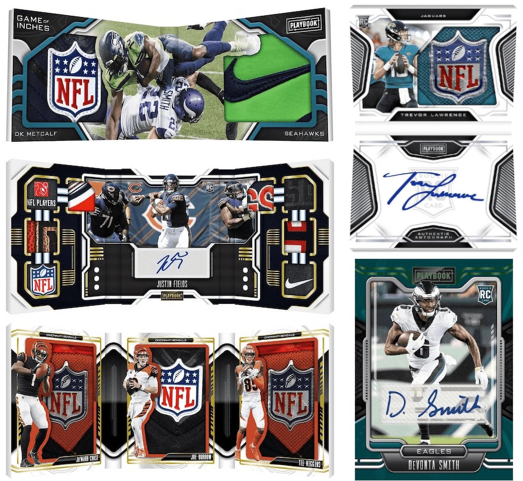 21  Playbook Football Hanger Box Trading Cards