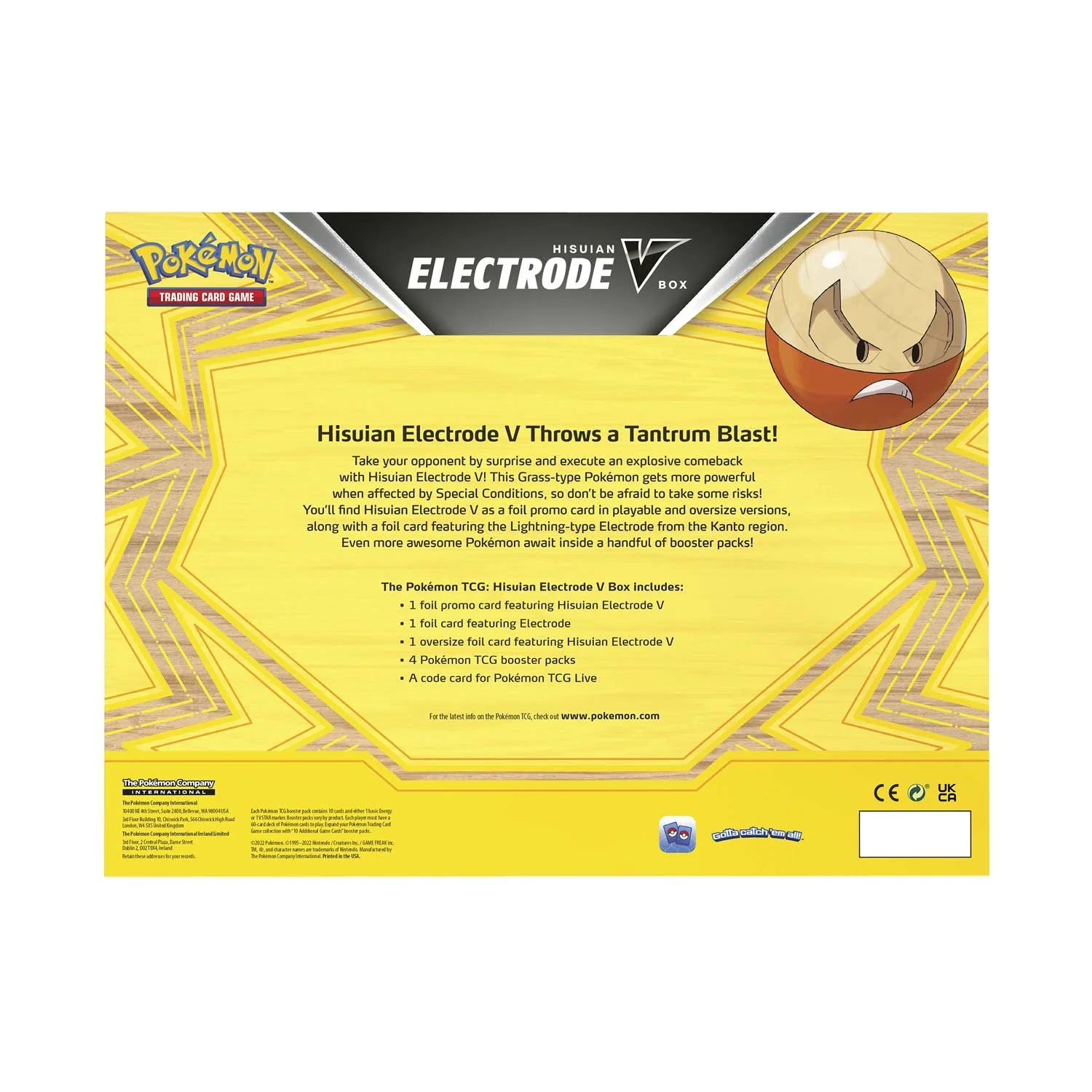 Trading Cards: Hisuian Electrode V Box
