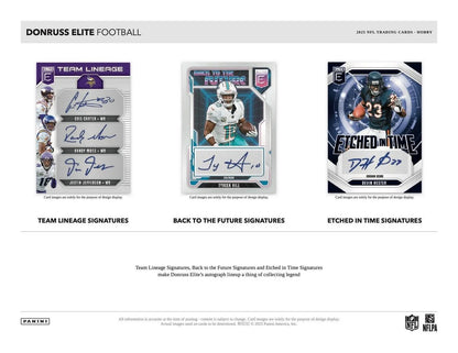 2025  Donruss Elite Football Hobby Box