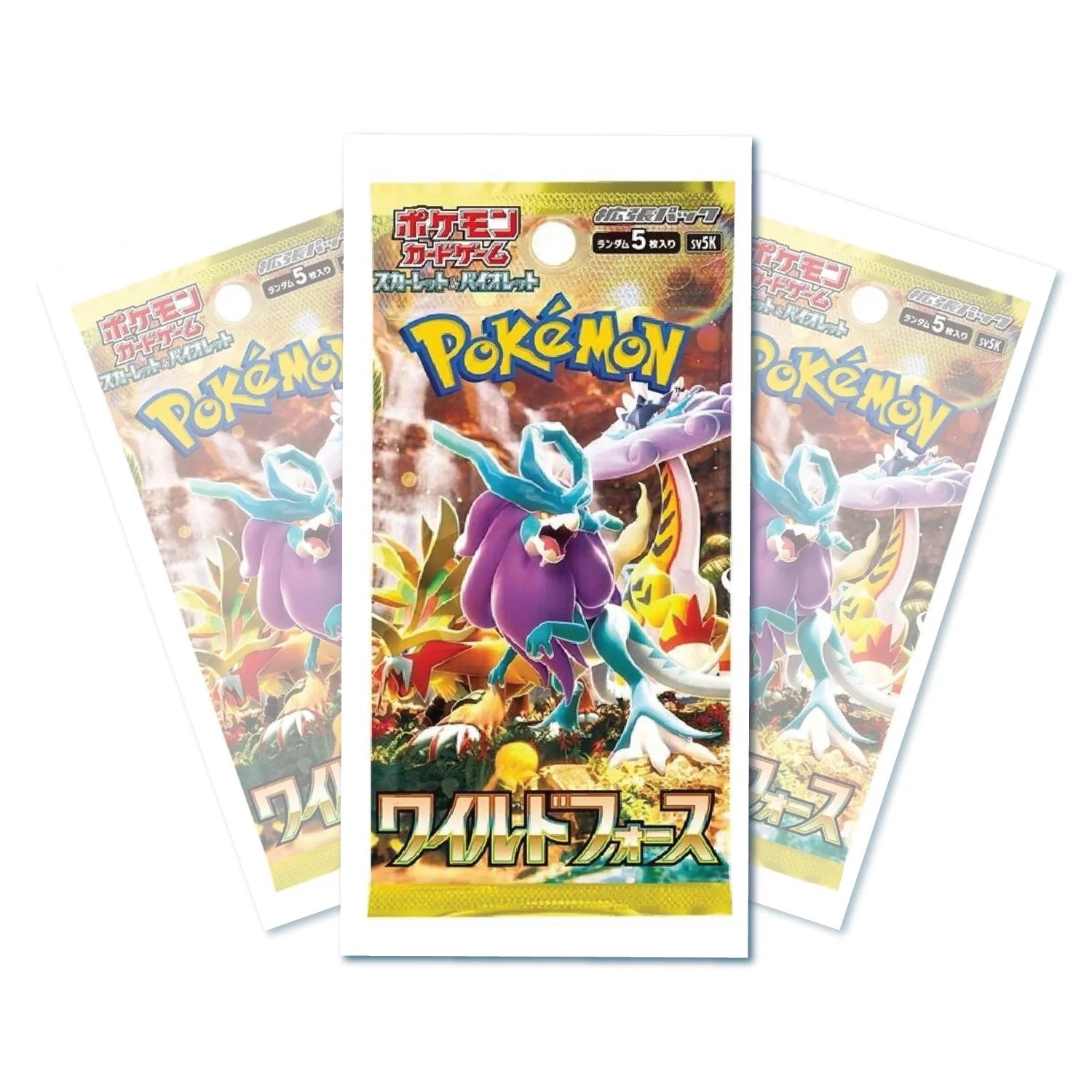 : Wild Force Japanese Booster Box (Sv5K)