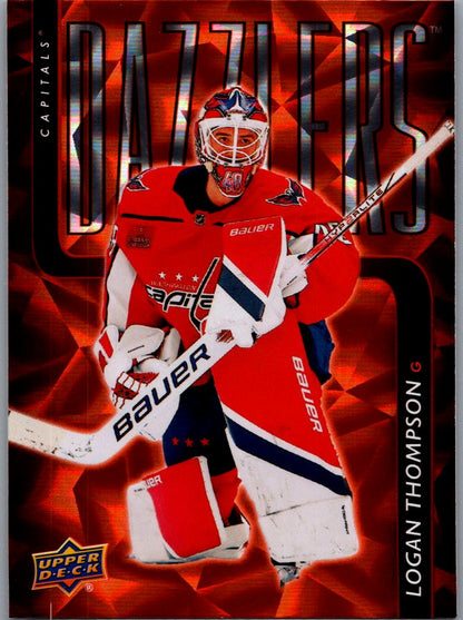 2025/26 Upper Deck Logan Thompson Orange Dazzlers Card DZ-81
