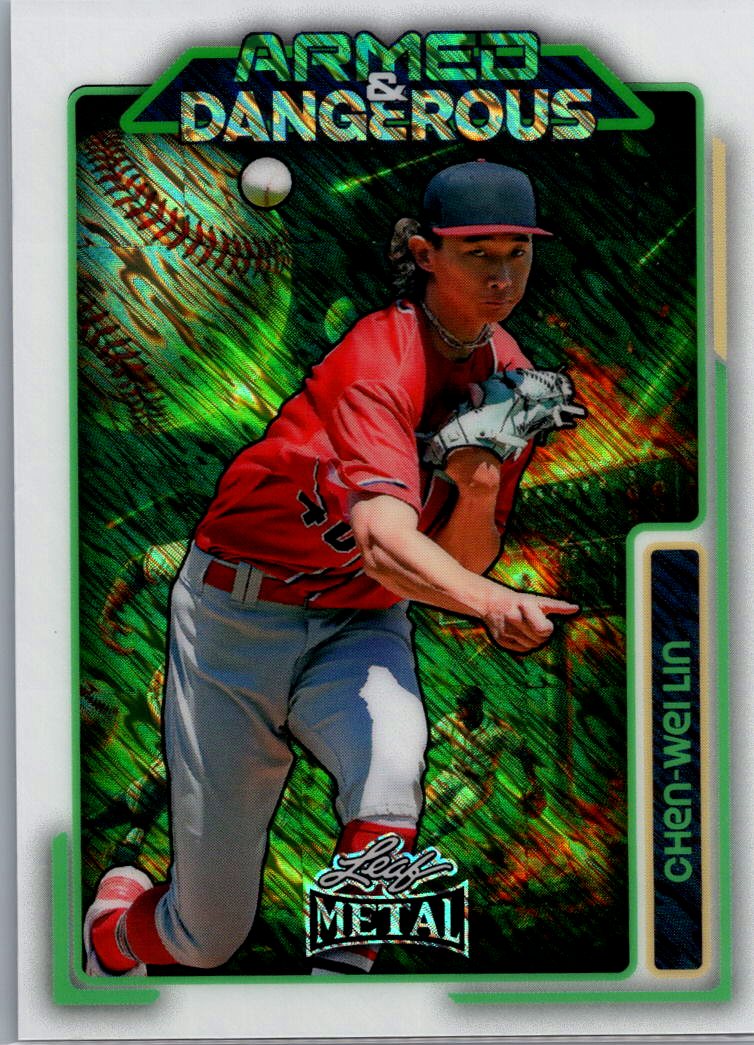 2026 Leaf Metal Baseball Chen-Wei Lin Armed & Dangerous Pre Production Proof 1/1 Cardinals