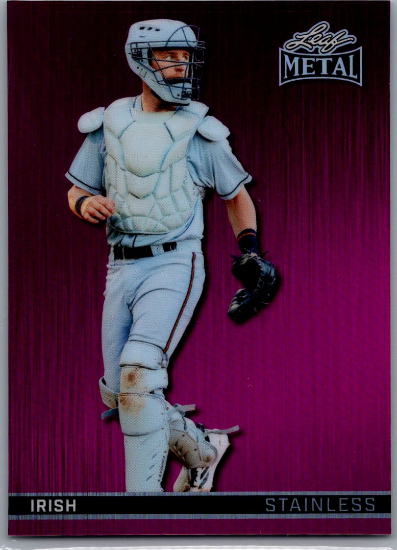 2026 Leaf Metal Baseball Ike Irish Purple Stainless SB-29 5/6 Orioles