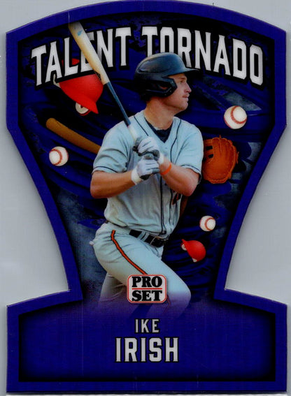 Ike Irish 2026 Pro Set Purple Talent Tornado Die Cut /7