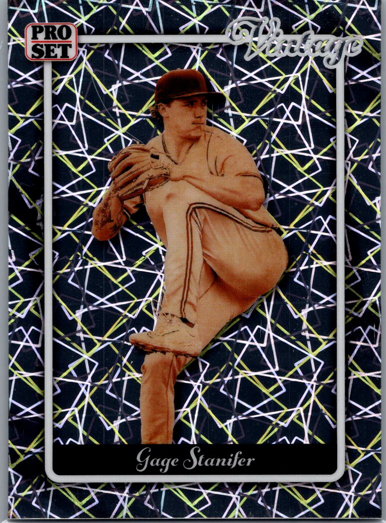 Gage Stanifer 2026 Pro Set Metal Lazer Silver Vintage 1/1