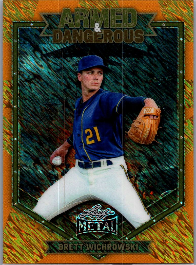 Brett Wichrowski 2026 Leaf Metal Armed &amp; Dangerous Pre Production 1/1