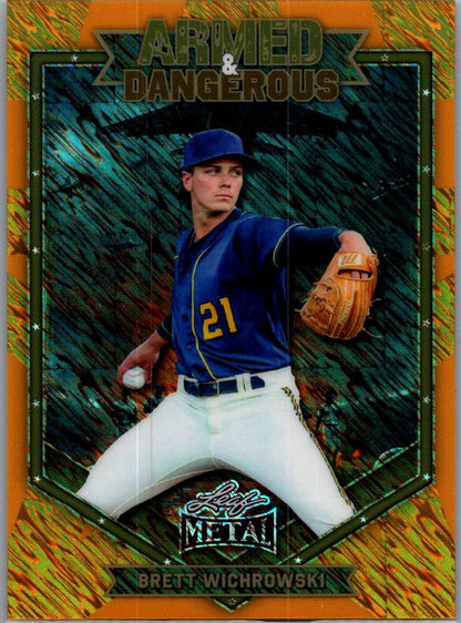 Brett Wichrowski 2026 Leaf Metal Armed &amp; Dangerous Pre Production 1/1