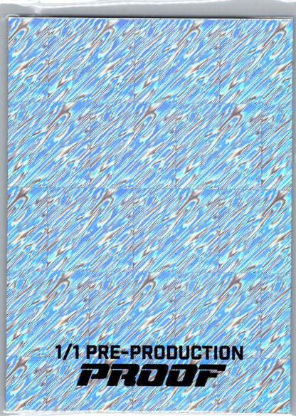 Ryne Sandberg Leaf Metal 1950 Blue Shimmer 1/1 Pre Production Proof