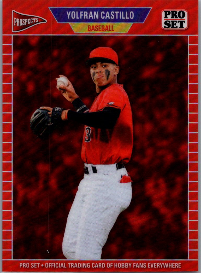 Yolfran Castillo 2026 Leaf Pro Set Lazer RWB 1/1 Pre Production