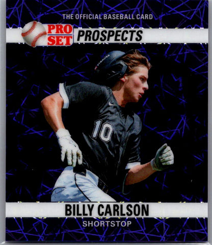 Billy Carlson 2026 Pro Set Purple Mini /1  - Chicago Whitesox