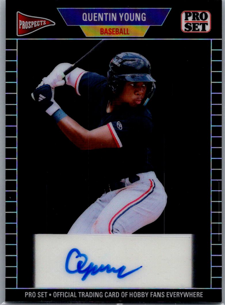Quentin Young 2026 Pro Set Prospects /2 Black Auto - Minnesota Twins