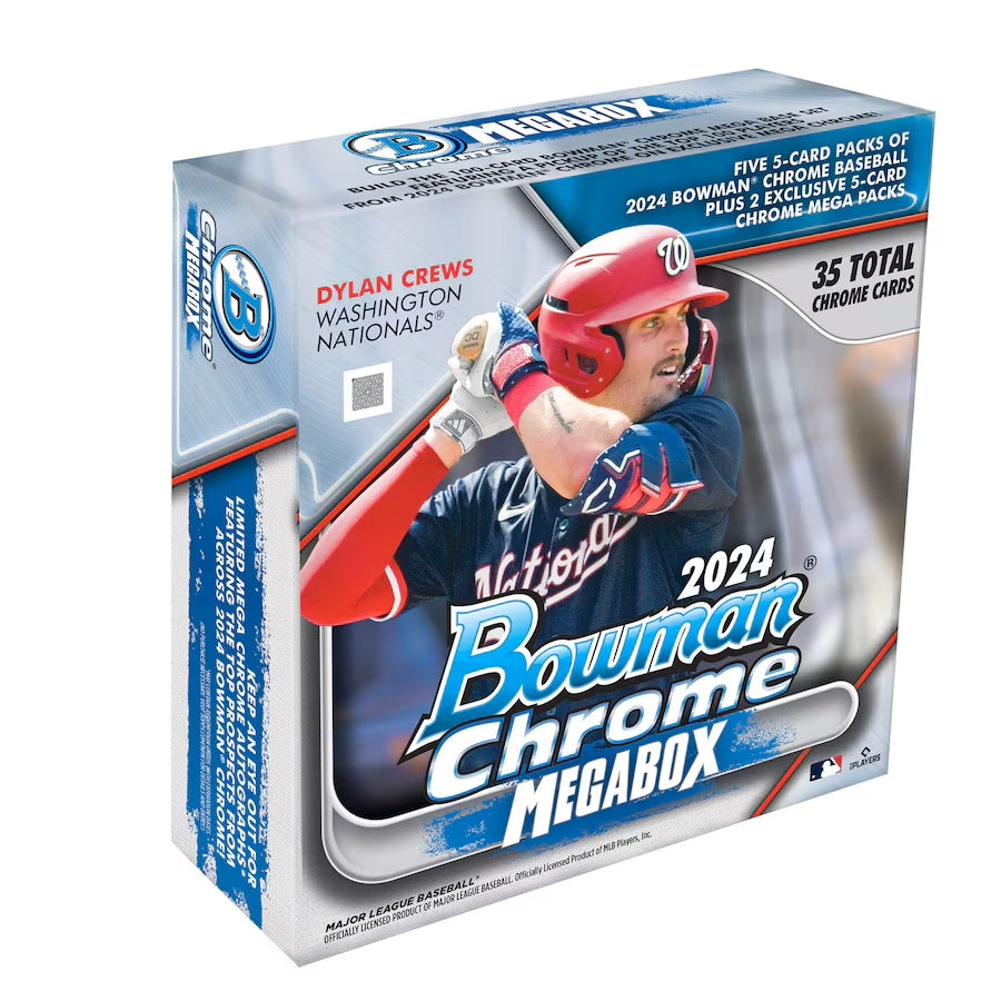 2024  Bowman Chrome Baseball Trading Cards Mega Box