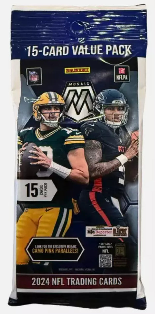 2024  Mosaic Football Factory Sealed Cello Fat Pack Value Box