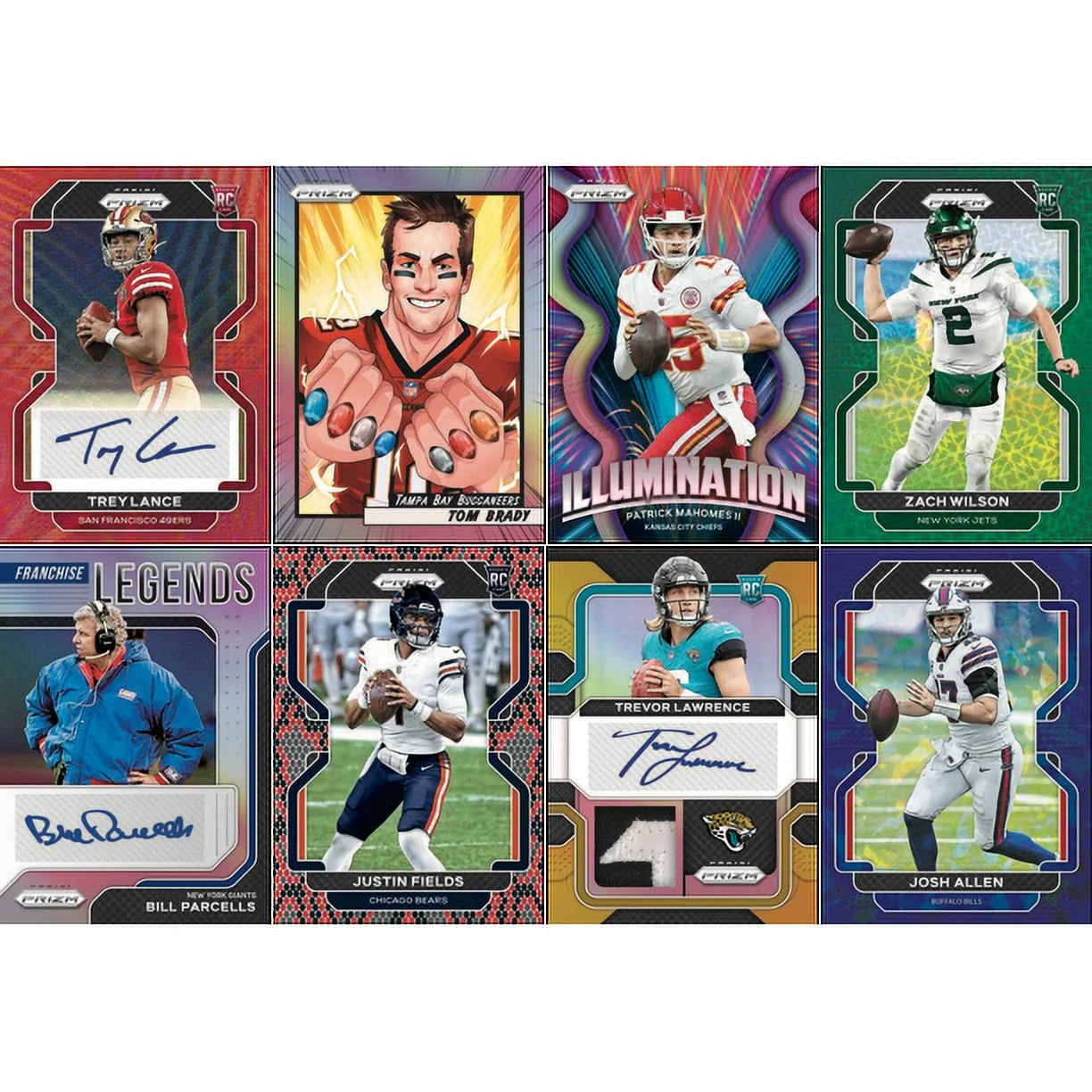 2021  NFL Prizm Football Trading Card Multipack