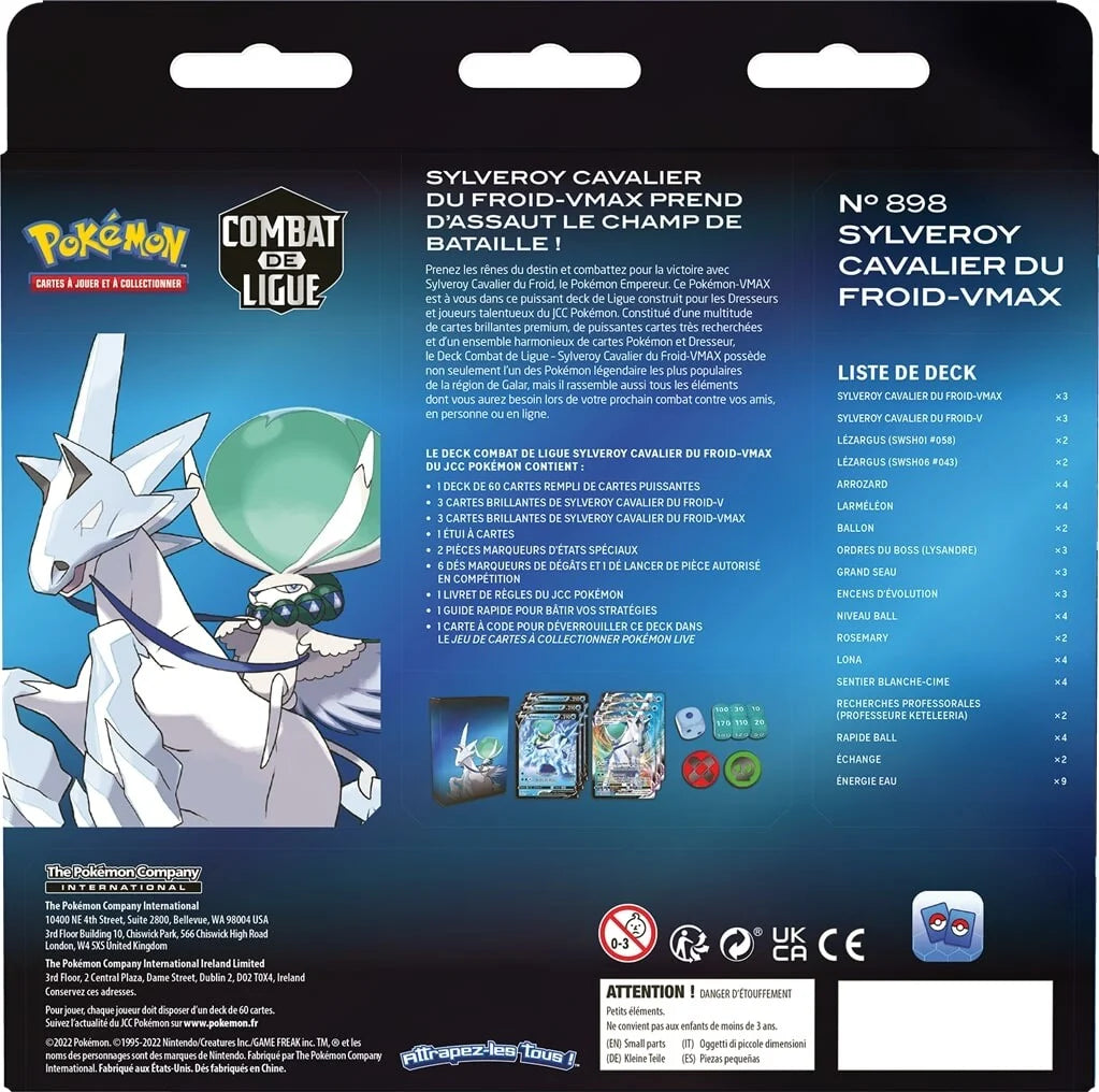 Trading Cards: Ice Rider Calyrex Vmax League Battle Deck