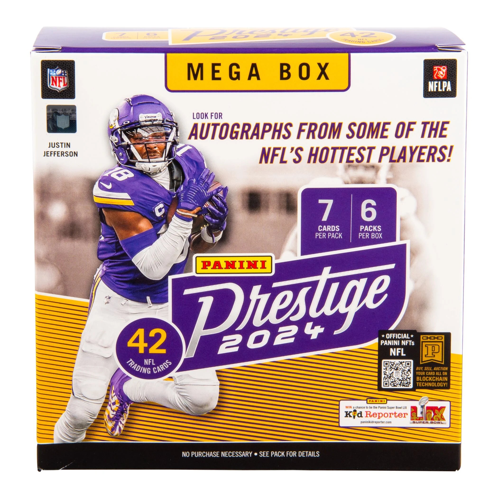 2024  Prestige Football Trading Cards Mega Box
