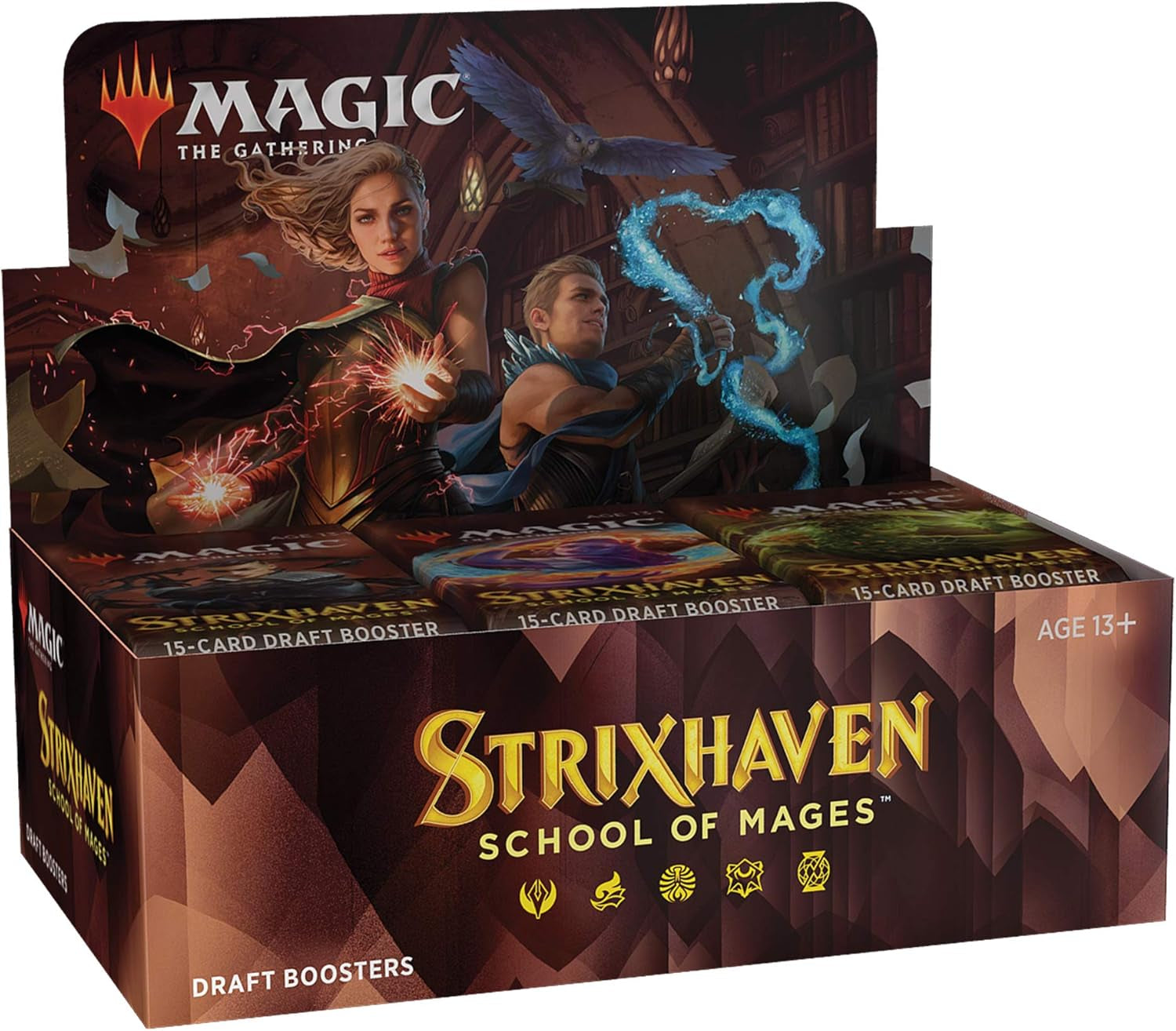 Strixhaven Draft Booster Box | 36 Packs (540 Magic Cards), Brown