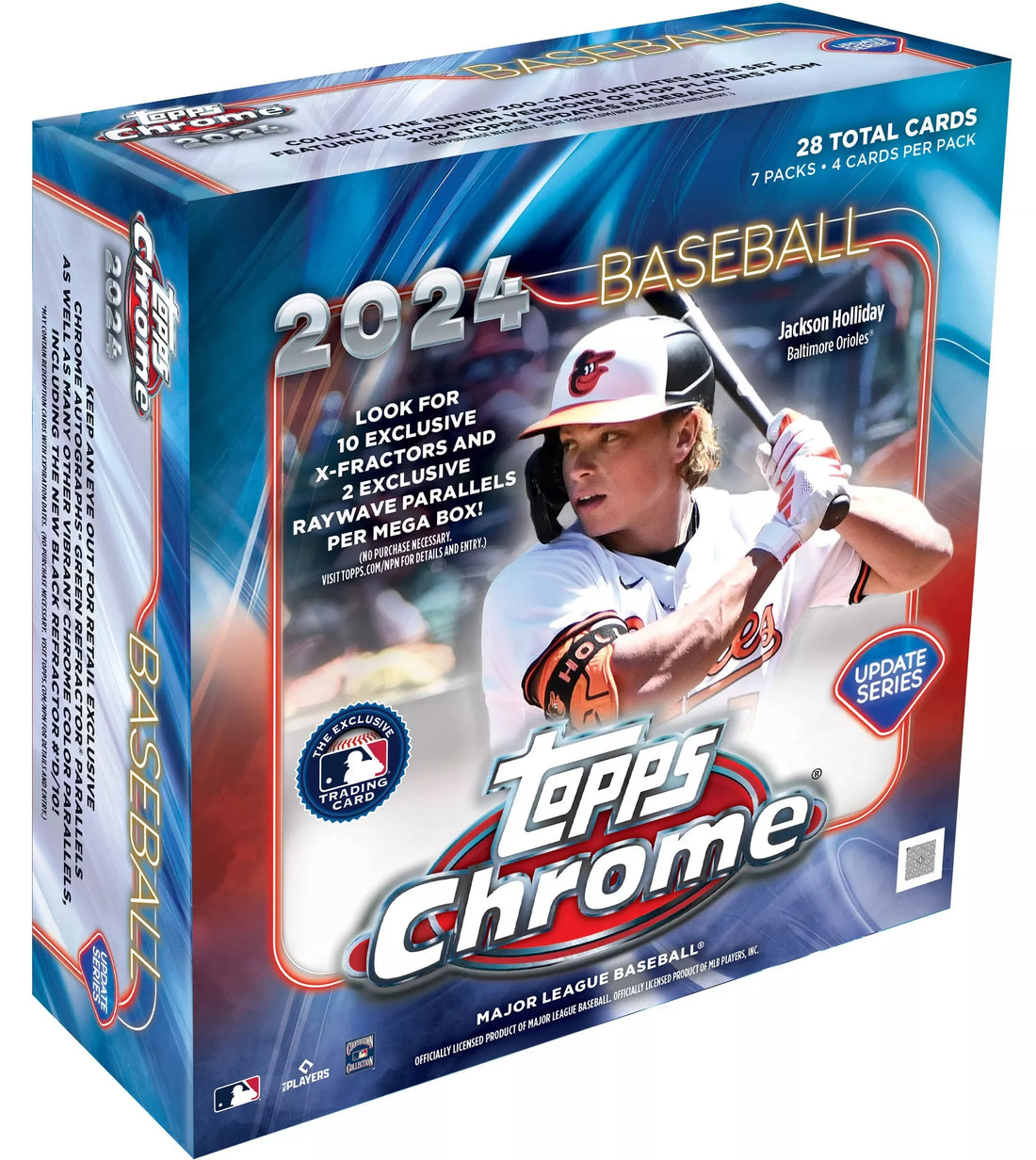 2024 Chrome Updates MLB Baseball Trading Cards Mega Box
