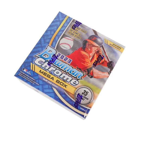 MLB 2023 Baseball Booster Box Trading Card MEGA Box (4 Packs + 2 Mega Chrome Packs)