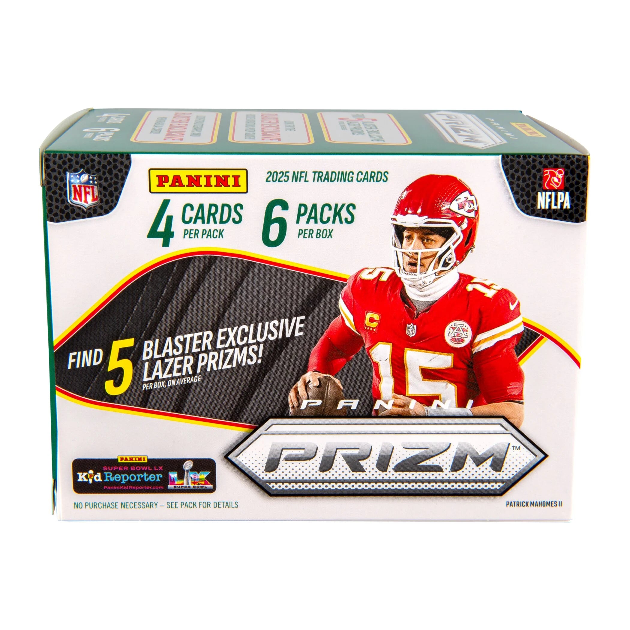 2025  Prizm Football Trading Cards Blaster Box