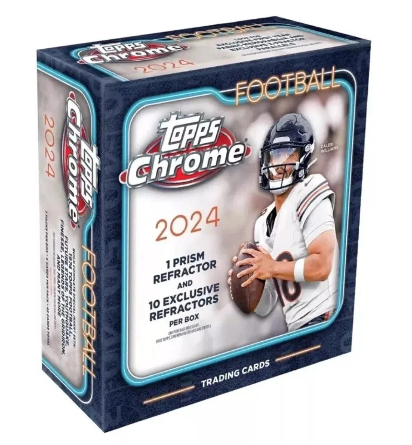 2024  Chrome Football Trading Cards Mega Box