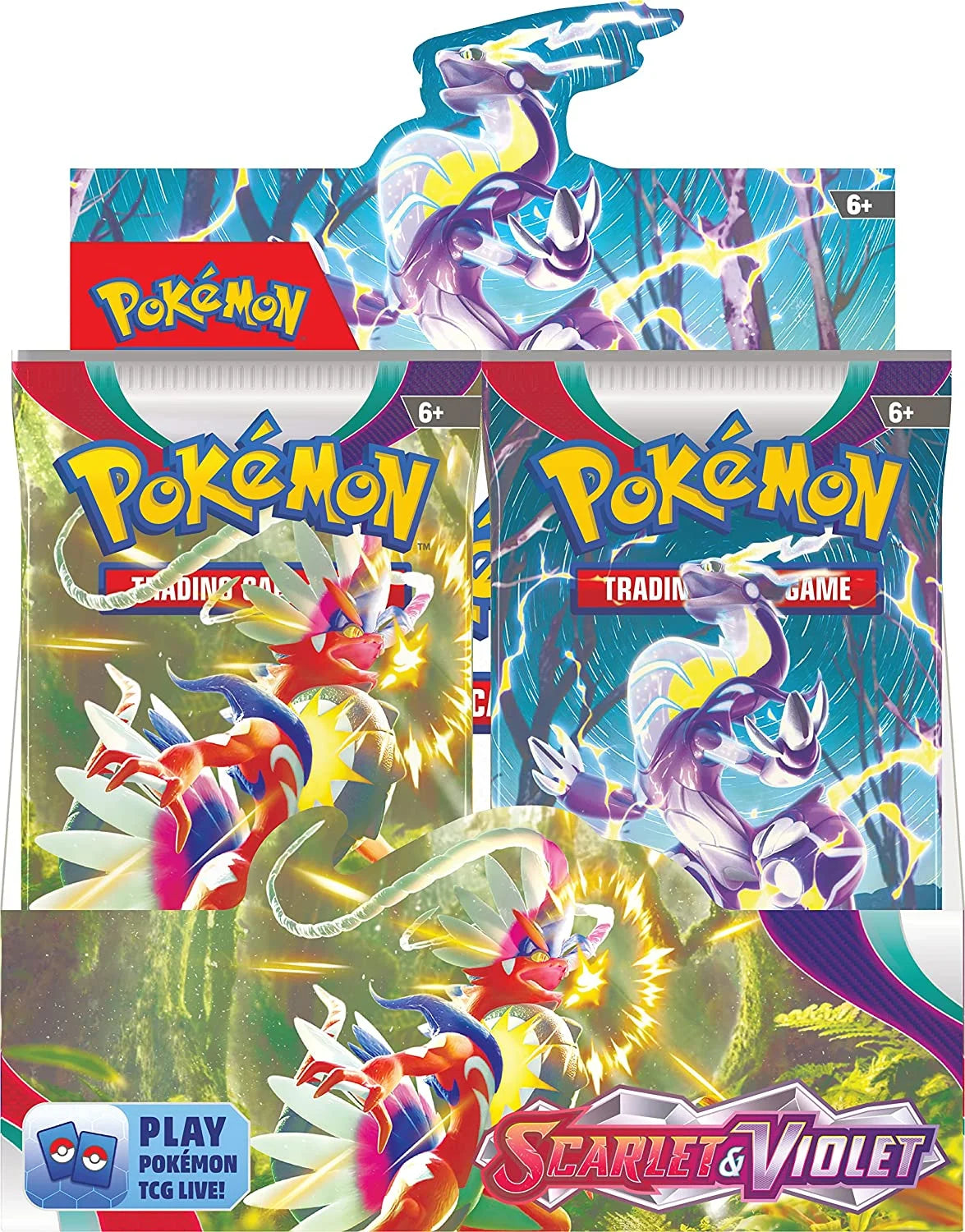 The  Company International 184-86324 TCG: Scarlet & Violet Booster Display Box (36 Packs)