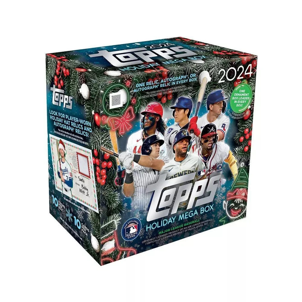 2024  Baseball Holiday Trading Cards Mega Box