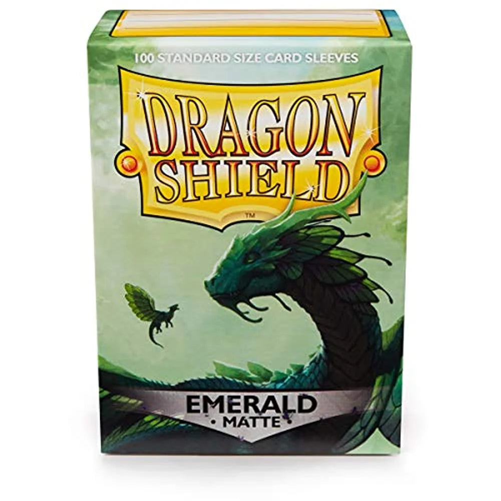 Dragon Shield - Standard Sleeves - Matte Emerald (100Ct)