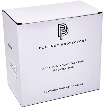 Acrylic Display Case for Pokemon Booster Box 6Mm Premium Magnetic Top Stackable