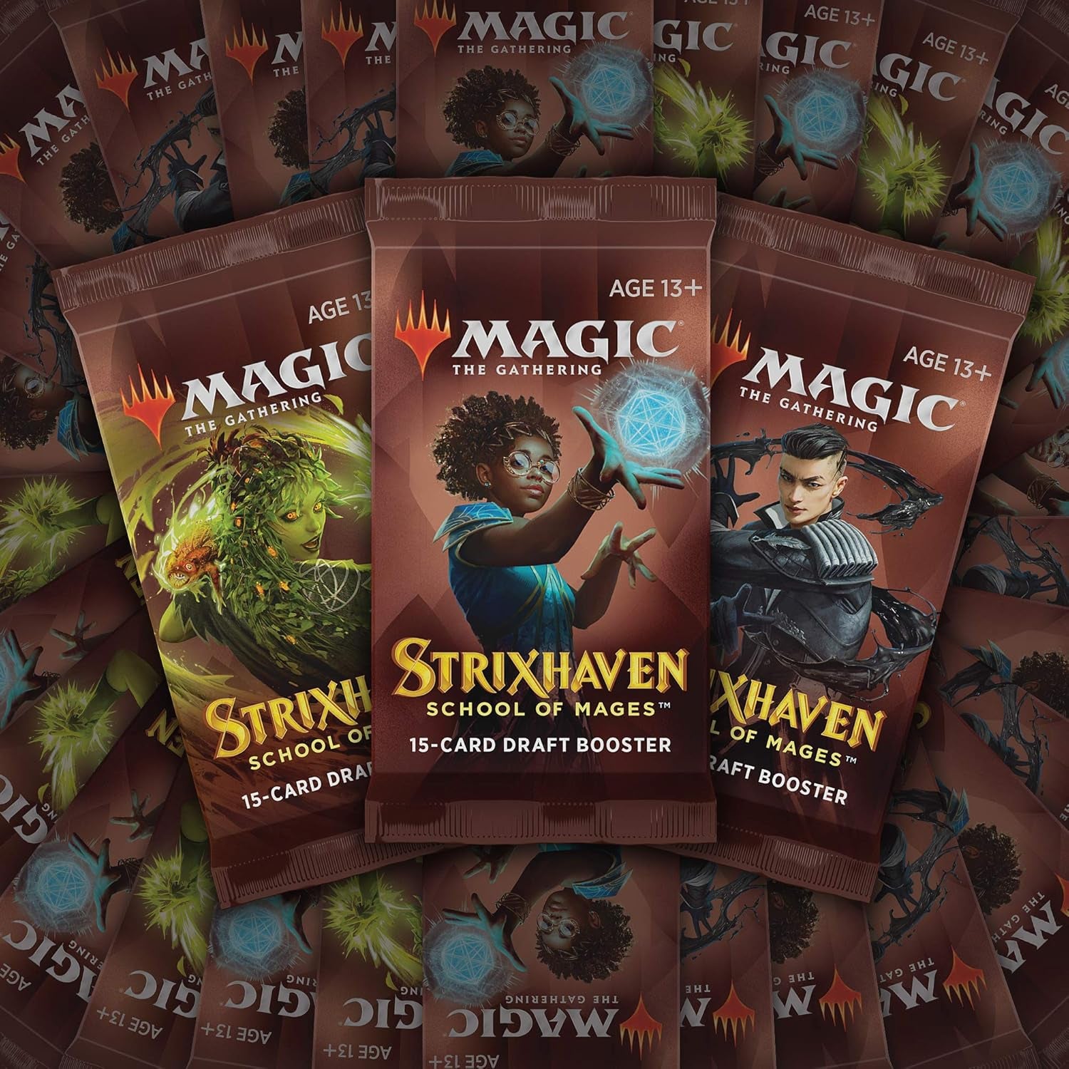 Strixhaven Draft Booster Box | 36 Packs (540 Magic Cards), Brown