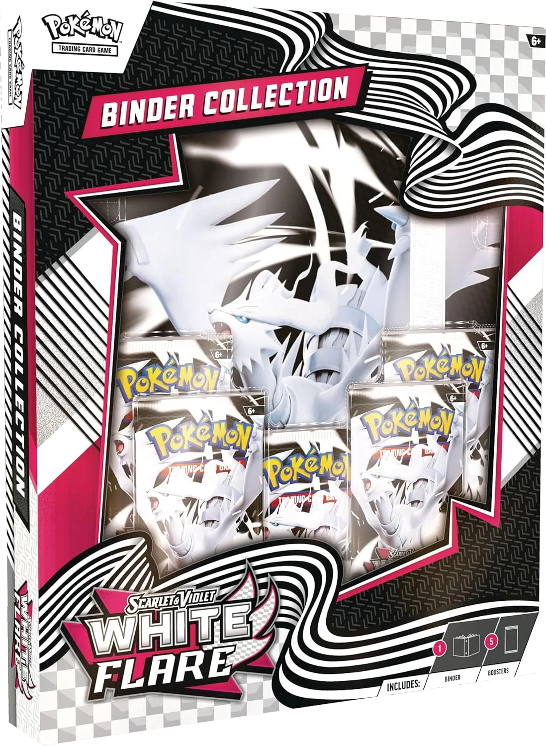 Trading Card Games Scarlet & Violet 10.5 White Flare Binder Collection Box