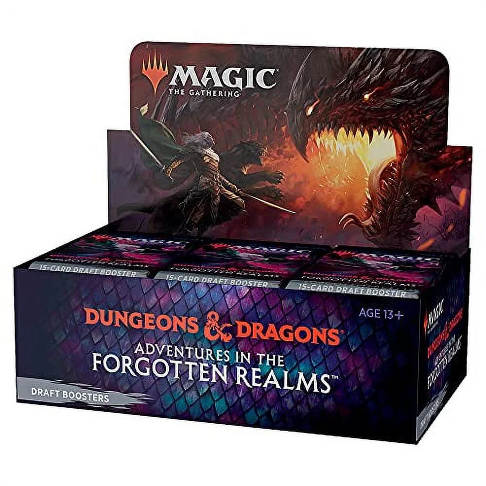 Adventures in the Forgotten Realms Draft Booster Box | 36 Packs (540 Magic Cards)