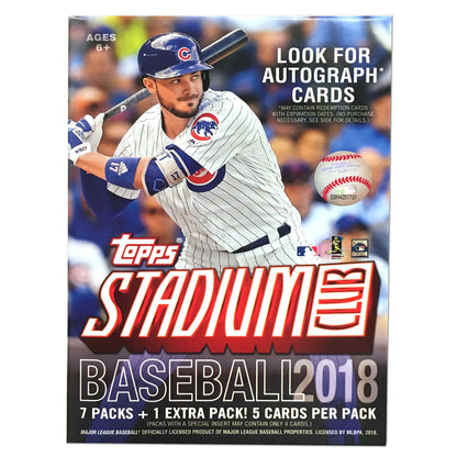 2018  Stadium Club Retail Blaster Box (8 Packs/5 Cards)