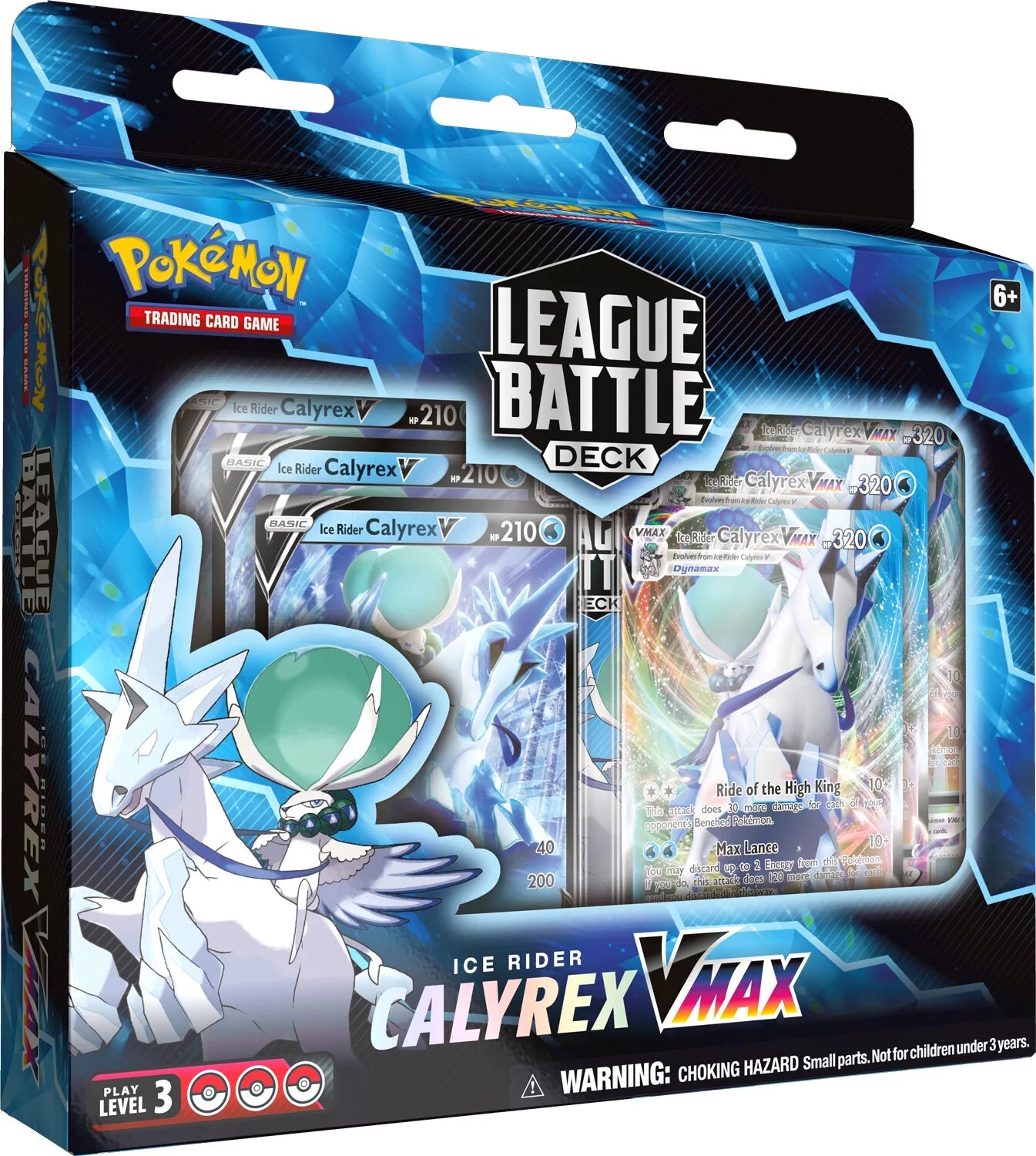 Trading Cards: Ice Rider Calyrex Vmax League Battle Deck
