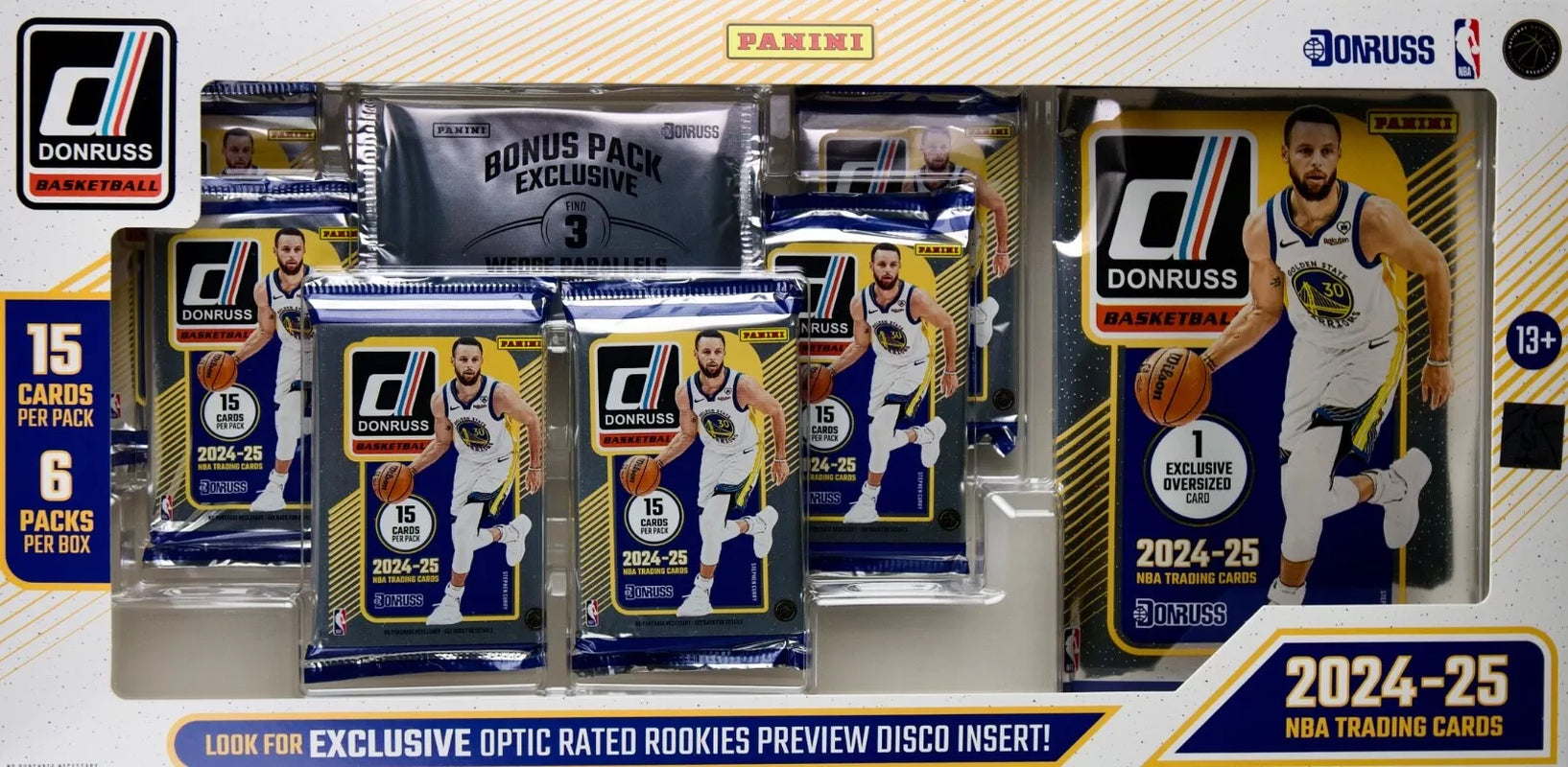 NBA  2024-25  Basketball Trading Card BUNDLE Box (6 Packs)