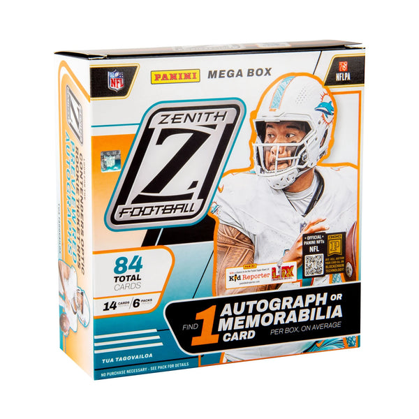 2024  Zenith Football Trading Cards Mega Box