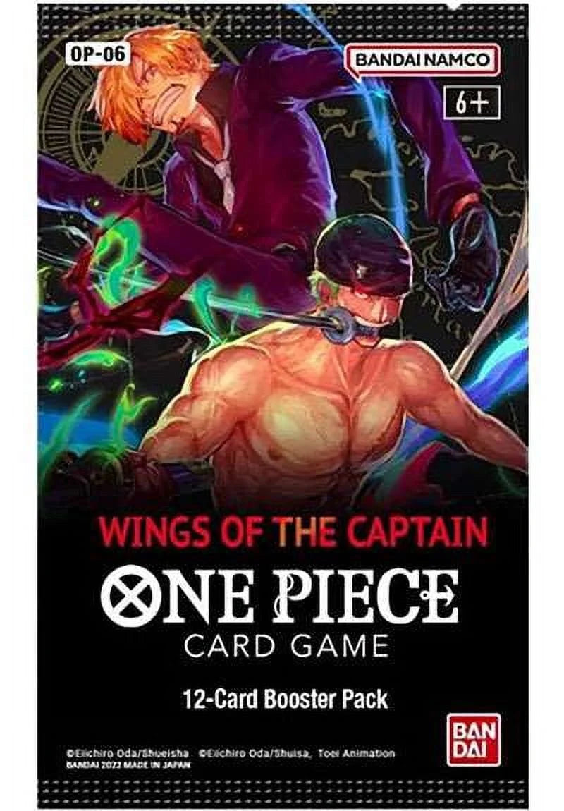 One Piece Trading Card Game: Wings of the Captain Booster Pack OP-06 (12 Cards)